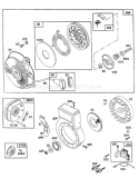 Page B Diagram and Parts List for 9896-0  Briggs and Stratton Pressure Washer